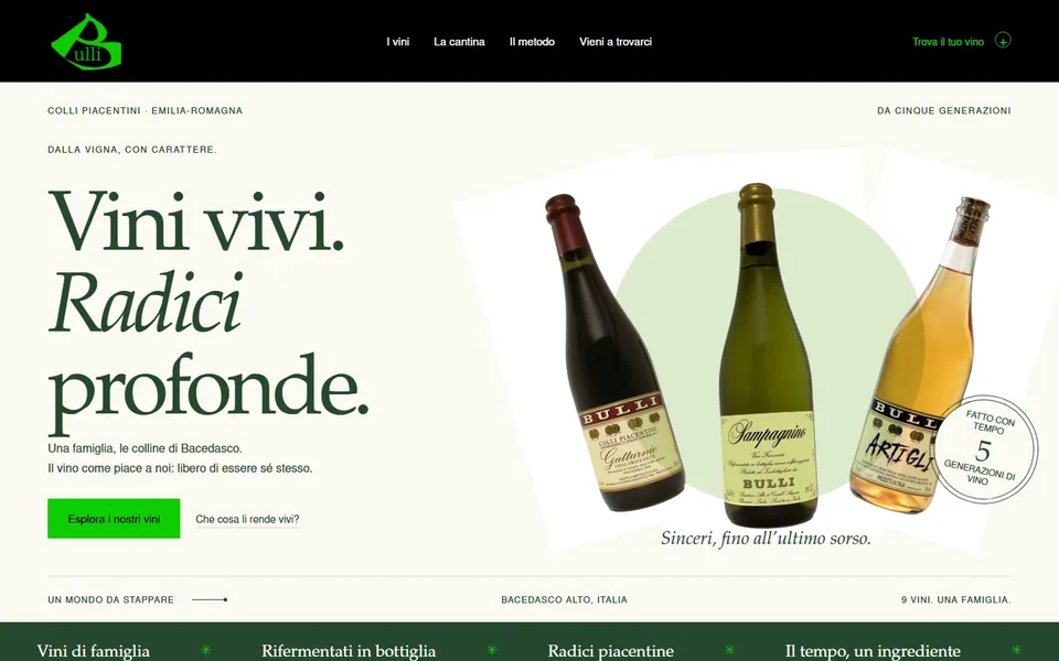 Apertura del sito Bulli